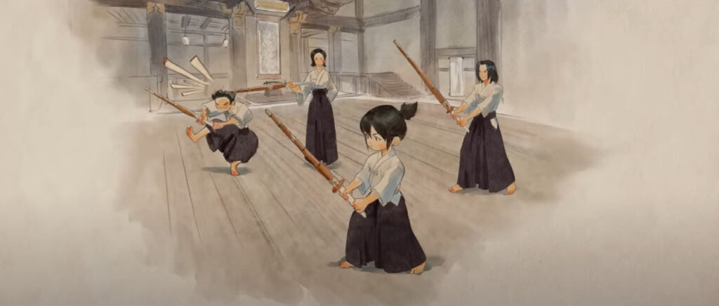 The Shimada brothers training alongside Kiriko