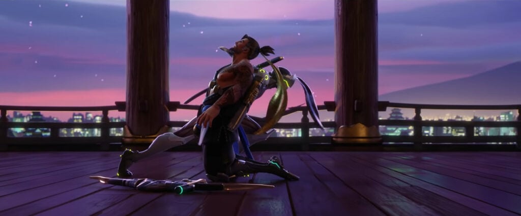 Genji defeats Hanzo 