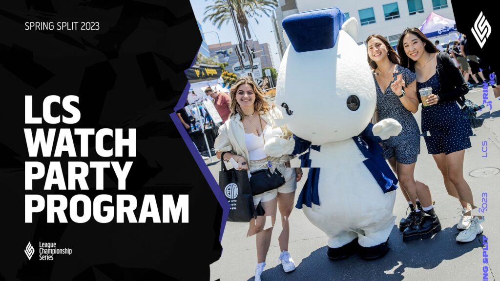 LCS makes tweaks to watch parties for the 2023 season