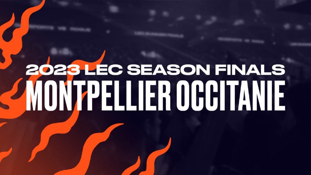 LEC 2023 Season finals announced in Montepellier, France