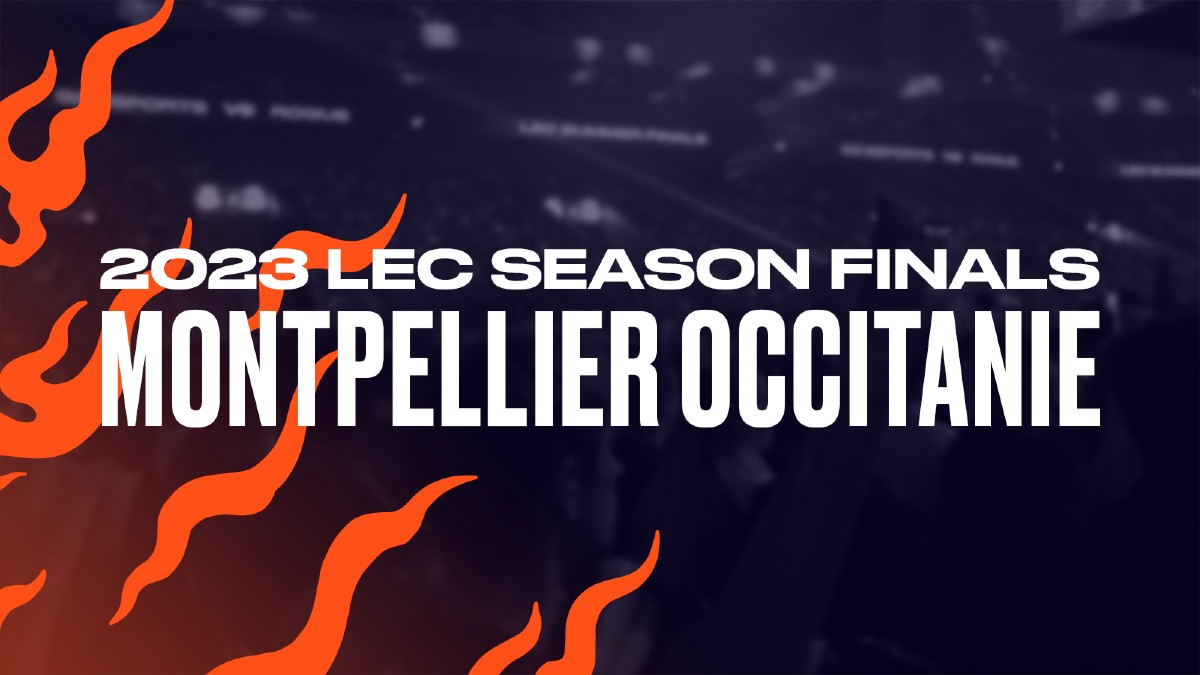 LEC 2023 Season finals announced in Montepellier, France