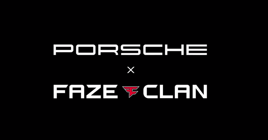 Drive time: Porsche is the official sponsor of all FaZe clan teams