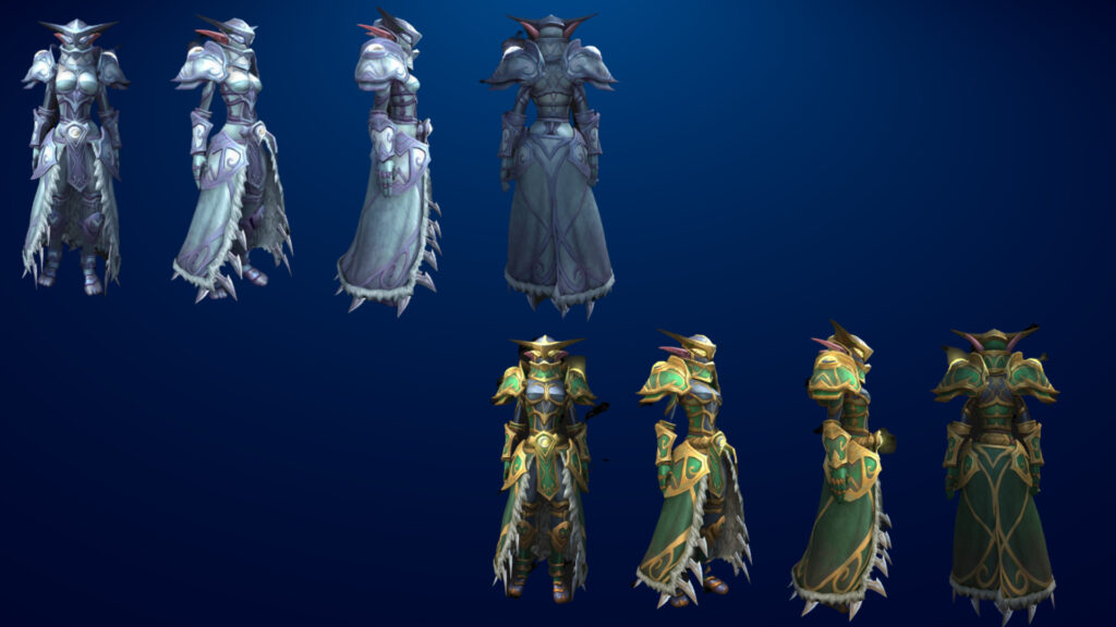 The Sun and Moon Warden transmogs are finally coming to World of Warcraft.