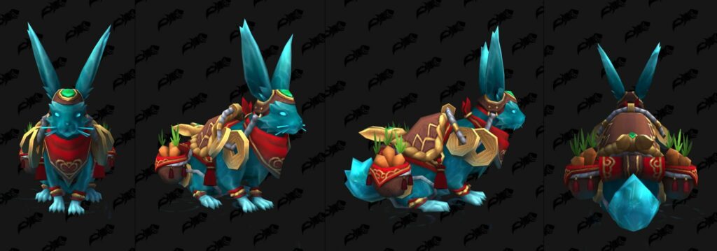 The WoW Rabbit mount Hao-Yue looks to be part of the 12-month subscription bundle. 
