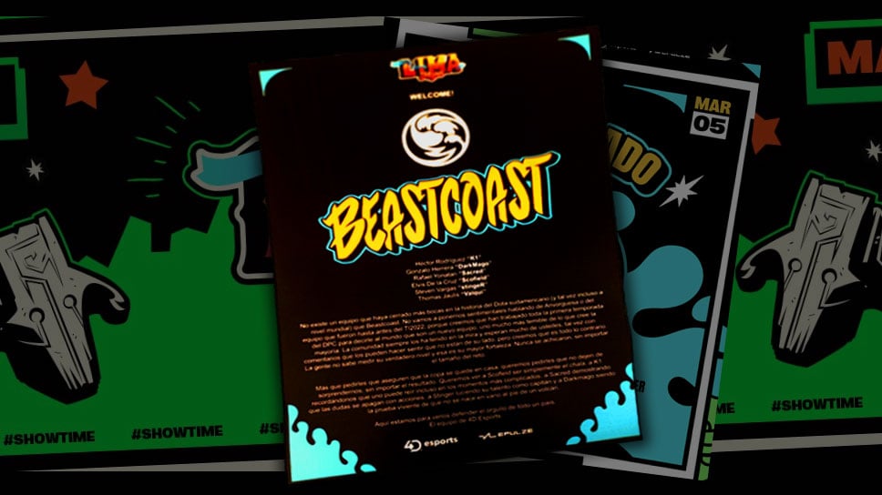 Beastcoast shares emotional Lima Major welcome letter