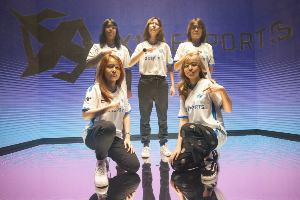 X10 Sapphire poses at the VALORANT Game Changers Championship 2022 Features Day on November 11, 2022 in Berlin, Germany. (Photo by Colin Young-Wolff/Riot Games)