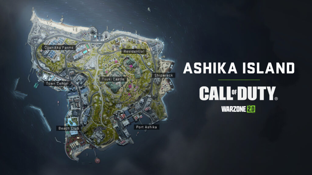 Warzone 2 Ashika Island map