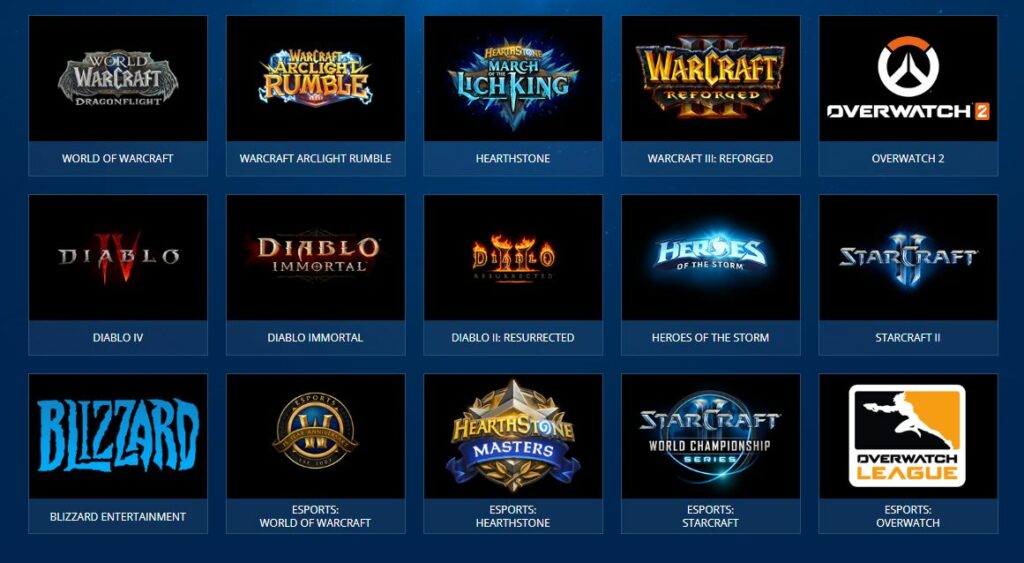 Blizzard's Press Center