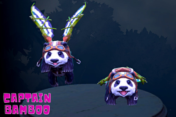 Captain Bamboo - Cute Dota 2 courier