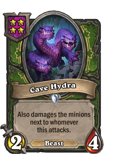 Tea Master Theotar can augment Cave Hydra's cleave.