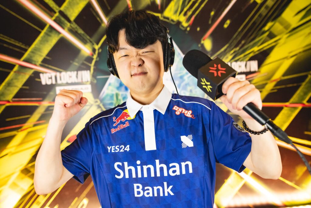 Kim "stax" Gu-taek of DRX poses after a post match interview at the VALORANT Champions Tour 2023: LOCK//IN Groups Stage on February 14, 2023 in Sao Paulo, Brazil.