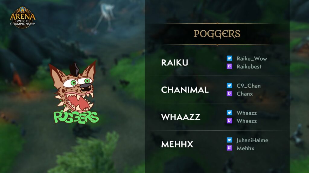Poggers players in WoW AWC Cup 4