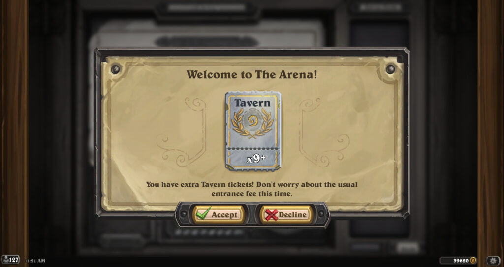 How to get a Free Arena ticket with the Hearthstone Return to Naxxramas miniset launch