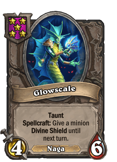 Glowscale supports Tea Master Theotar comps with Divine Shields.