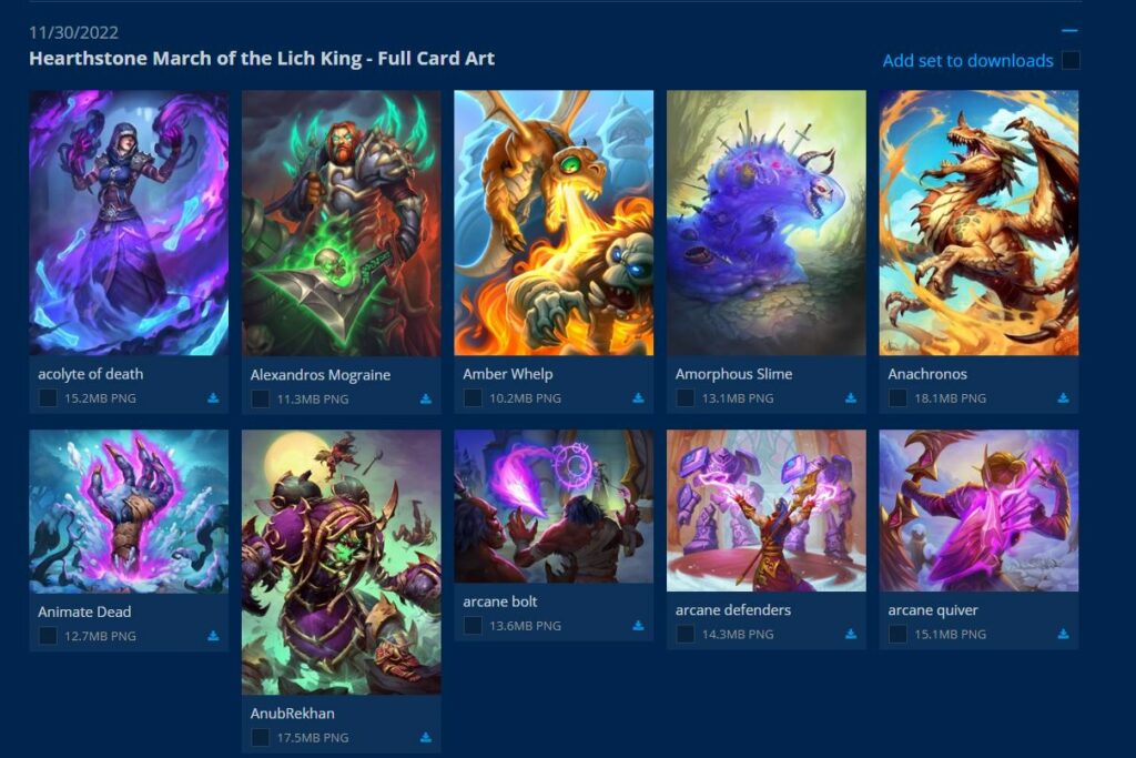 Hearthstone press center source of Wallpapers