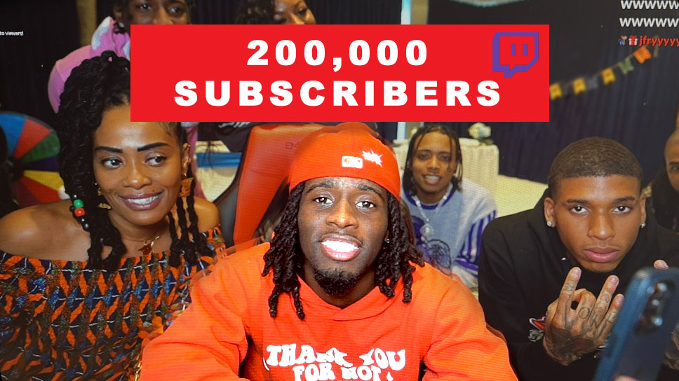 Kai Cenat the third Twitch streamer to hit 200,000 subscribers