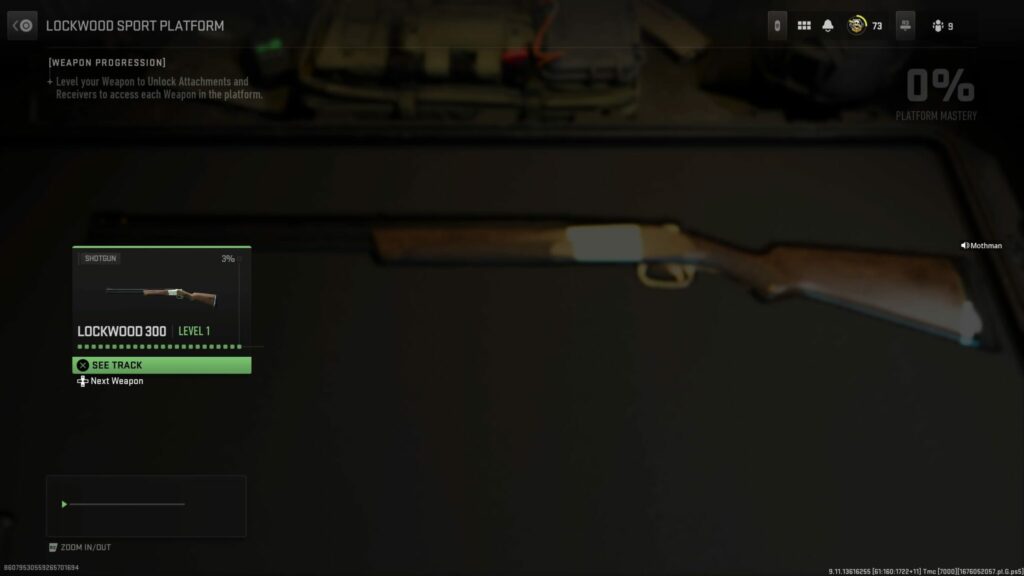 The Lockwood 300 is the only weapon in the Lockwood Sport Platform in MW2.