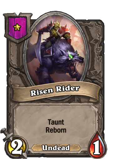 Risen Rider perfectly triggers Bristleback Knight's Frenzy.