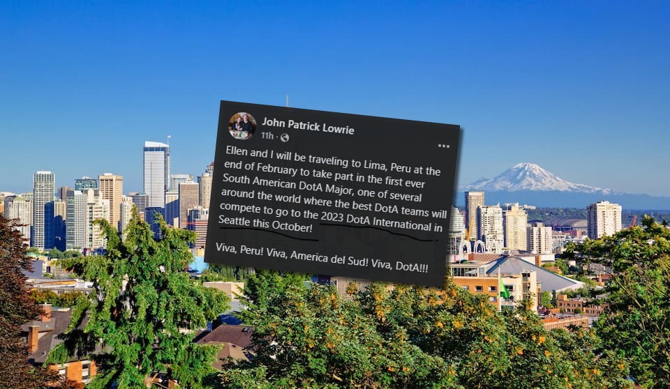 This voice actor may have just leaked TI12 being held in Seattle