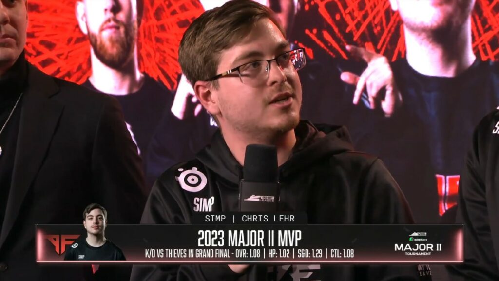 Simp of Atlanta FaZe wins Boston Major 2 MVP