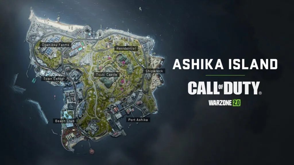 The new Ashika Island Resurgence map. Photo via Call of Duty.
