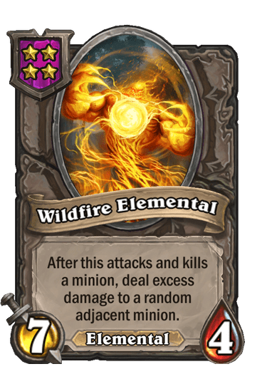 Wildfire Elemental and its situational cleave fits Tea Master Theotar's buffs.