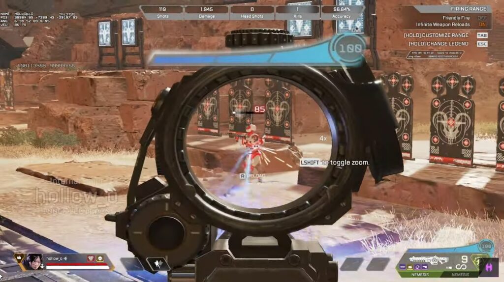 The Nemesis in Apex Legends comes with a ramp up function
