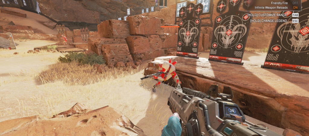 The firing range is a much-needed addition to the game