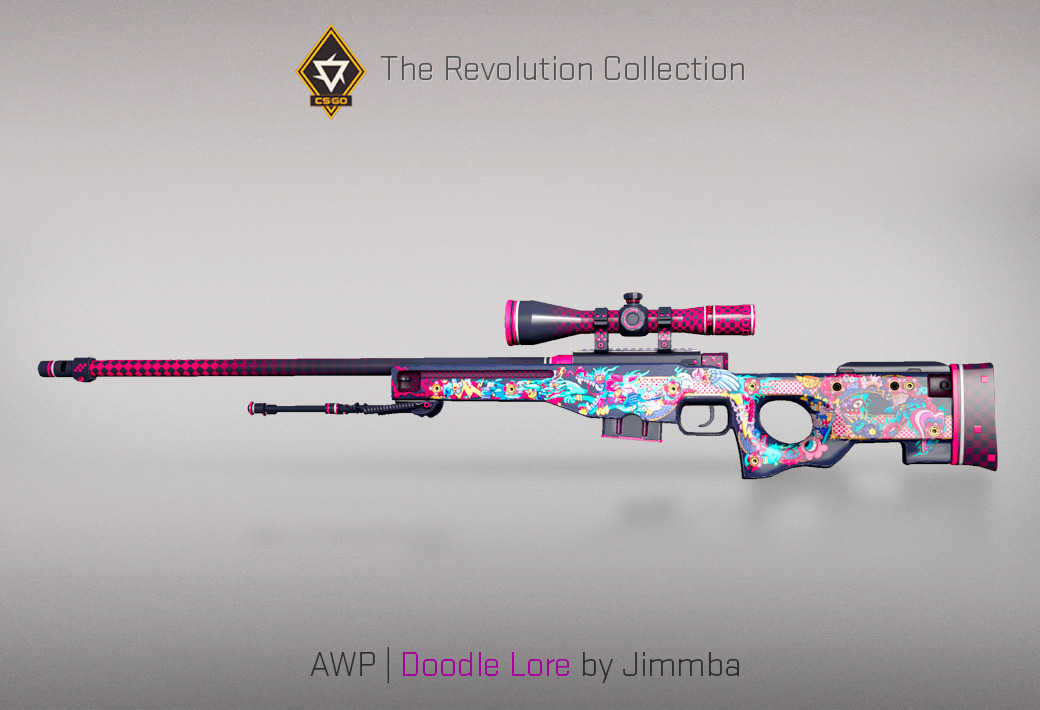 Revolution Case AWP Doodle Lore