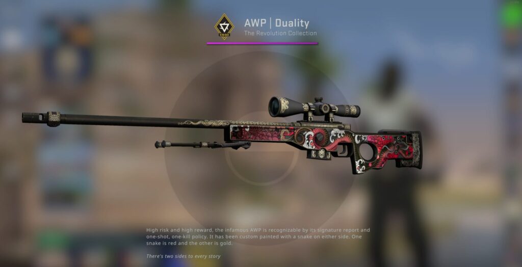 Valve replaces AWP Doodle Lore with AWP Duality following stolen artwork complaints
