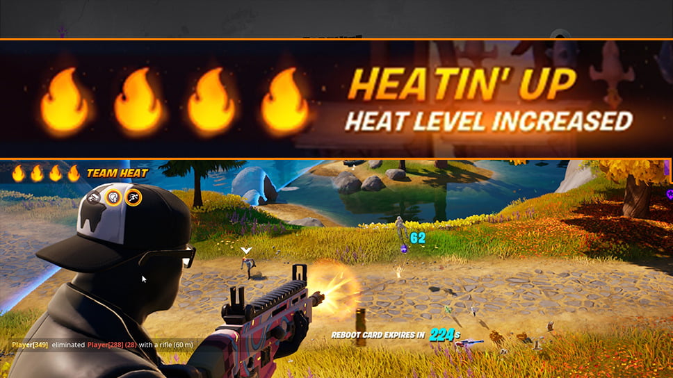 Heat Level in Fortnite explained: Perks and how to raise your Heat