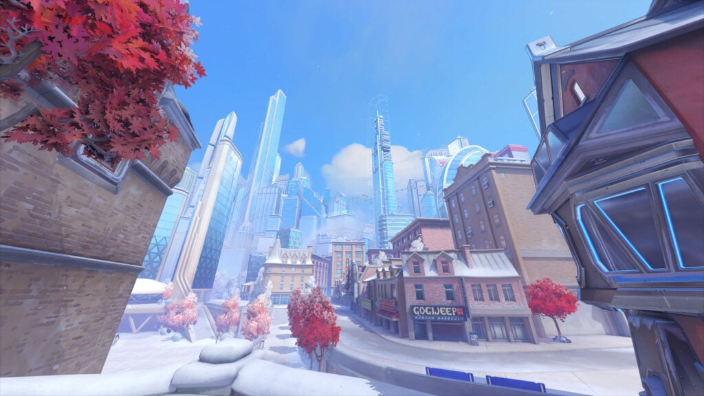 The New Queen Street Push map in Overwatch 2