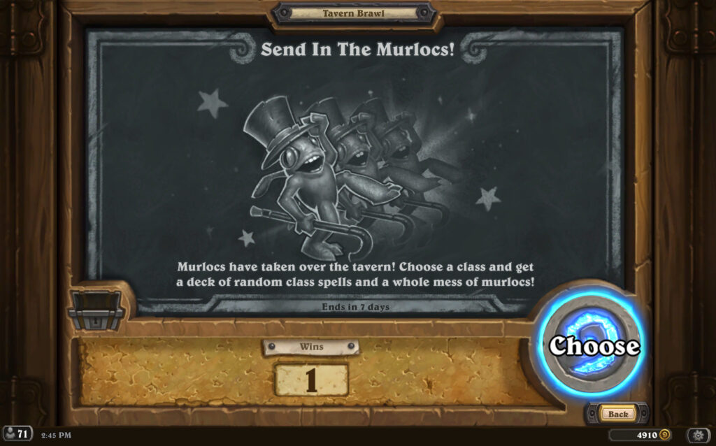 Send in the Murlocs Tavern Brawl information