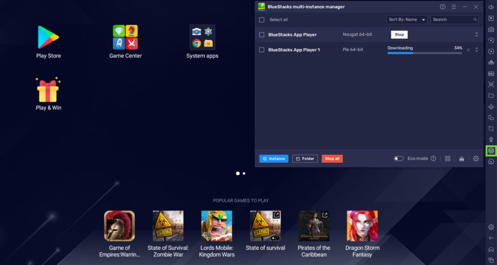 BlueStacks multi-instance manager location