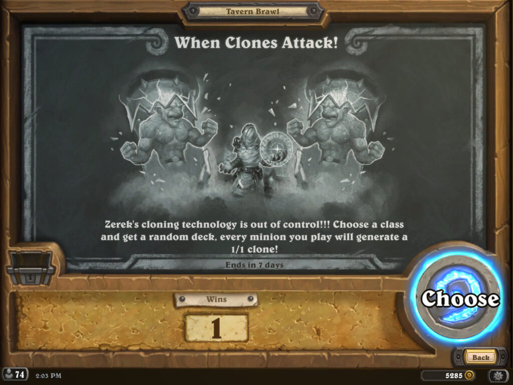 Tavern Brawl information