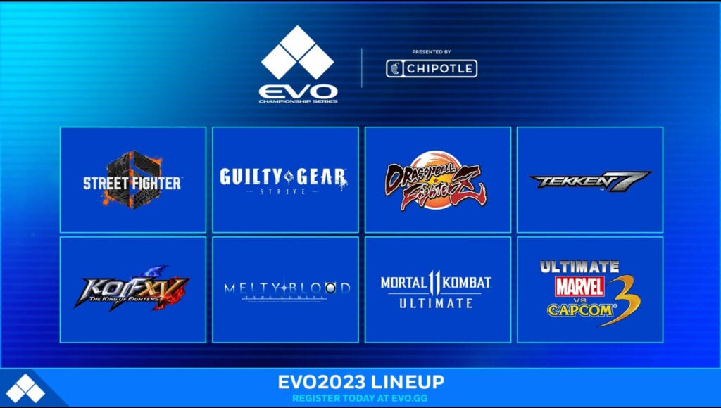 List of EVO 2023 games lineup