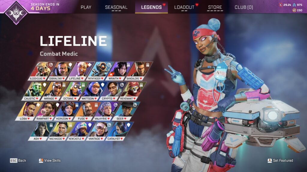 Lifeline from Apex Legends receives a buff in Season 16 patch notes