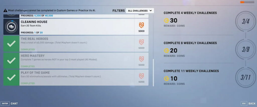 By completing Lifetime and Competitive Challenges you can unlock new Player Titles for Overwatch 2