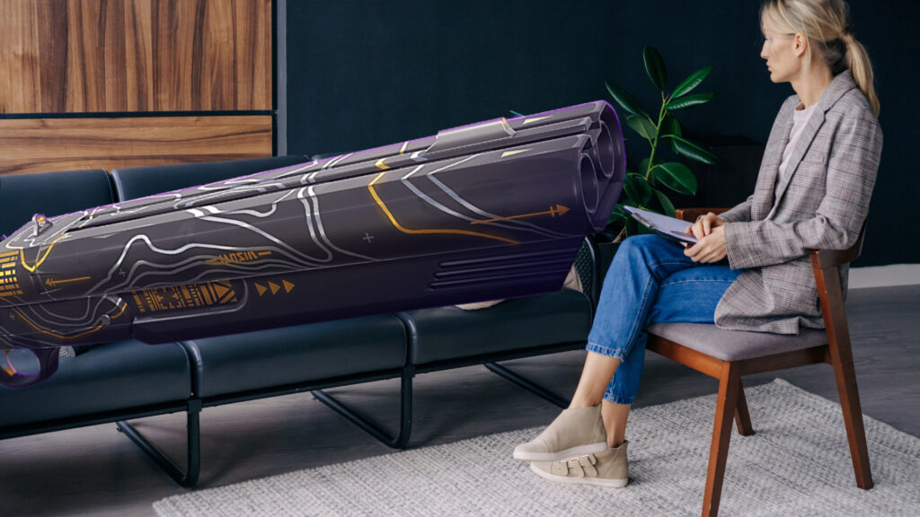 The worst gun in Valorant, a Shorty sits on a therapist's chair and thinks about its life.