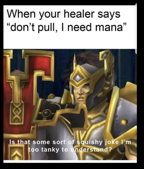 Haha. Tanks can't read. It's funny because it's true.