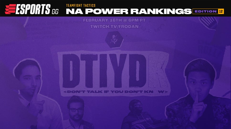 TFT NA Power Rankings Edition #13