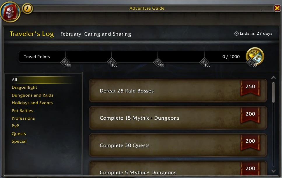 A battle pass similar to the Traveler's log could help solve WoW Mythic+ group issues.