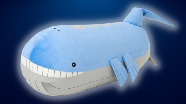 This giant Wailord Pokemon plush will fill the void in your life, at a price