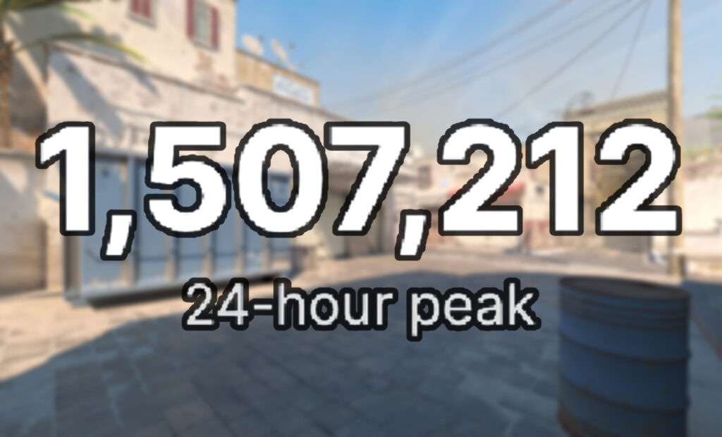 CS:GO hits 1.5 Million Concurrent Players after CS2 Announcement