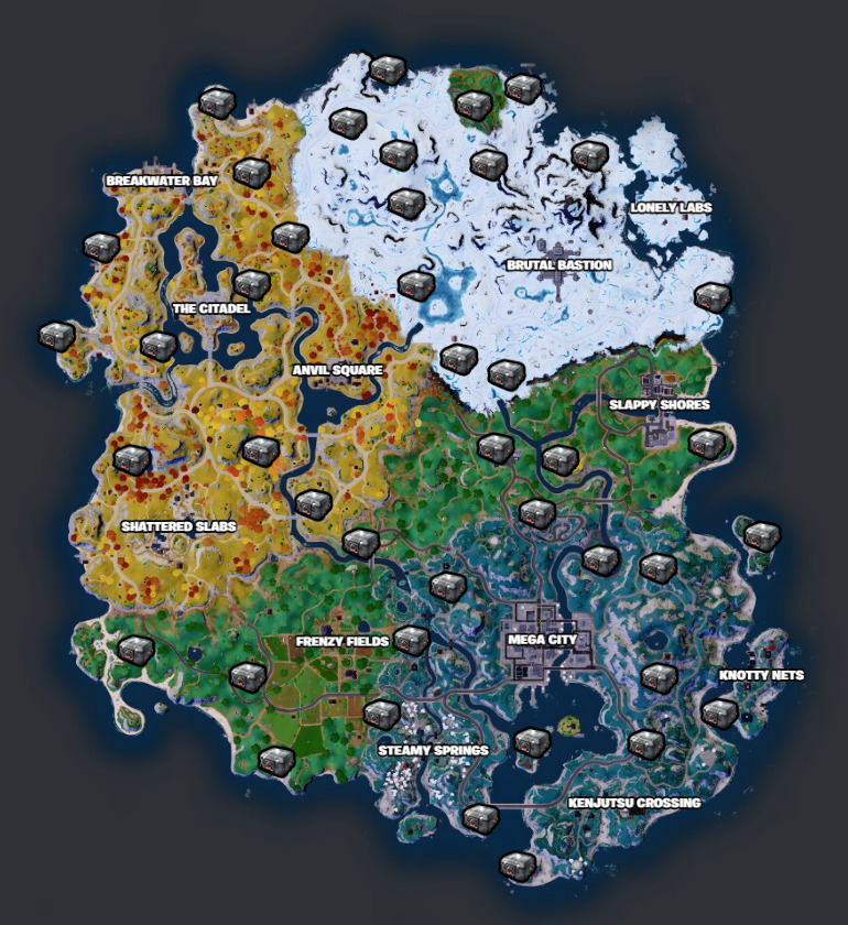 Holo Chest locations