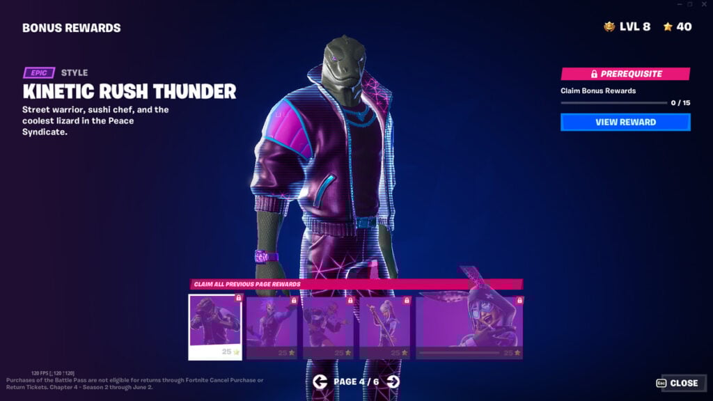 Fortnite Super Styles: Kinetic Rush