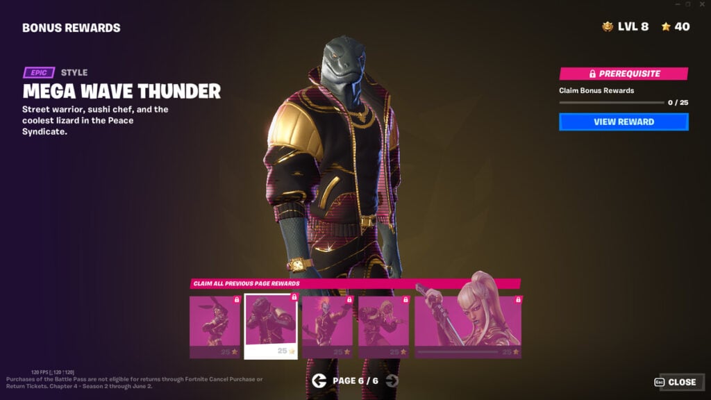 Fortnite Super Styles: Mega Wave