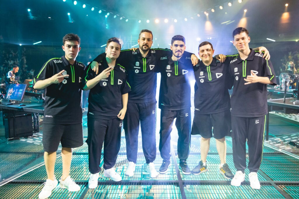 The LOUD VALORANT roster at VCT LOCK//IN