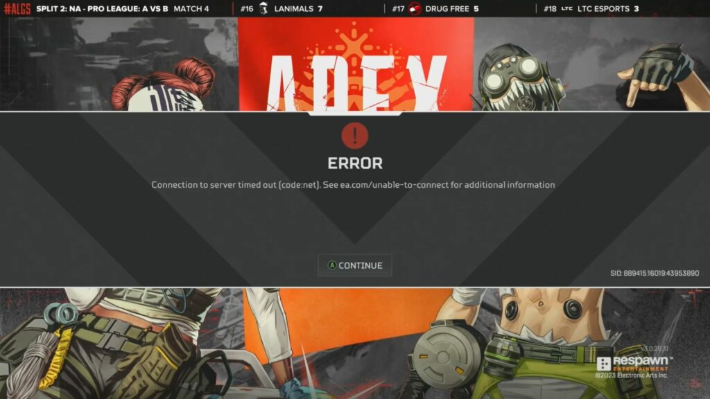 ALGS Pro League Code Net