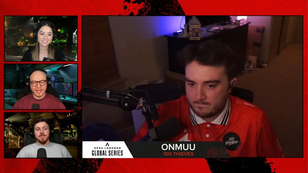 Onmuu chatting to ALGS broadcast